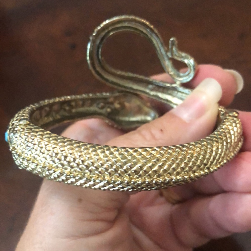 Serpent Bangle Bracelet - image 4